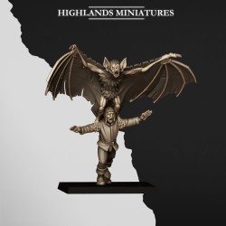 Giant Bats | RPGs | 32mm 28mm | Highlands Miniatures | Vampire