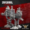INFERNAL NAVY - Bigusson - Druk 3D - White Angels