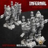 INFERNAL NAVY - Bigusson - Druk 3D - White Angels