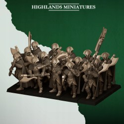 Feral Axemen x 10 | RPGs | Roleplaying | Wood Elfves | Highlands Miniatures