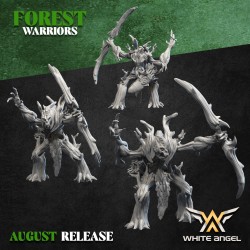 ROYAL TREEGUARD - Forest Warriors | White Angel Miniatures | Wood Elves