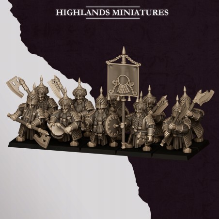 Marduk Warriors Great Weapon x10 |Highlands Miniatures| Tabletop