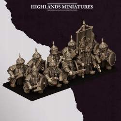 Marduk Warriors Great Weapon x10 |Highlands Miniatures| Tabletop