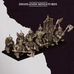 Marduk Warriors Great Weapon x10 |Highlands Miniatures| Tabletop