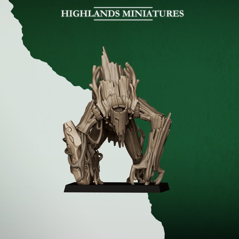 Forest Golems x5 | 32mm 28mm | Highlands Miniatures | Wood Elves | Tabletop