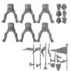 BRETON: Knight Errants Unit x6 | 32mm/28mm | Monstrous Encounters
