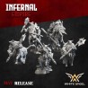 INFERNAL CENTAUR (EXTRA PACK) x12- Druk 3D - White Angels