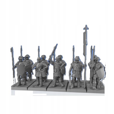 BRETON: Men-at-arms Unit x 10| RPGs |32mm/28mm | Monstrous Encounters