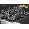Dwarfs Warriors Unit x7 + cmd - Bigusson - Druk 3d - Highlands Miniatures