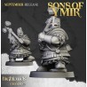 Dwarf Kingsguard Unit x7 + cmd - Bigusson - Druk 3d - Highlands Miniatures