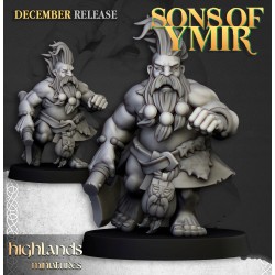 Dwarf Deathseekers x10- Bigusson - Druk 3d - Highlands Miniatures