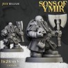 Dwarfs Warriors Unit x7 + cmd - Bigusson - Druk 3d - Highlands Miniatures
