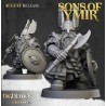 Dwarf Veterans Unit x7 + cmd - Bigusson - Druk 3d - Highlands Miniatures
