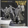 Dwarf Crossbowmen Unit x7 + cmd - Bigusson - Druk 3d - Highlands Miniatures