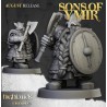 Dwarf Veterans Unit x7 + cmd - Bigusson - Druk 3d - Highlands Miniatures