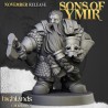 Dwarf Huscarls Unit x7 + cmd - Bigusson - Druk 3d - Highlands Miniatures