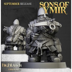 Dwarf Crossbowmen Unit x7 + cmd - Bigusson - Druk 3d - Highlands Miniatures