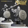 Dwarf Huscarls Unit x7 + cmd - Bigusson - Druk 3d - Highlands Miniatures