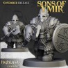 Dwarf Huscarls Unit x7 + cmd - Bigusson - Druk 3d - Highlands Miniatures