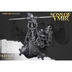 Dwarf Flying Machine - Druk 3d - Highlands Miniatures