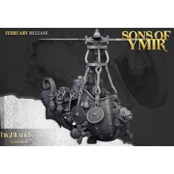 Dwarf Flying Machine - Druk 3d - Highlands Miniatures
