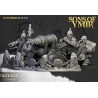 Dwarf Flamethrower + crew - Druk 3d - Highlands Miniatures