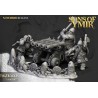 Dwarf Artillery organ gun + crew - Druk 3d - Highlands Miniatures