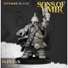 Dwarf Artillery organ gun + crew - Druk 3d - Highlands Miniatures