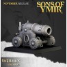 Dwarf Artillery 1 + crew - Druk 3d - Highlands Miniatures