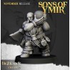 Dwarf Artillery 1 + crew - Druk 3d - Highlands Miniatures