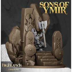 The Dwarf Lord - Bigusson - Druk 3d - Highlands Miniatures