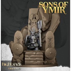 The Dwarf Lord - Bigusson - Druk 3d - Highlands Miniatures