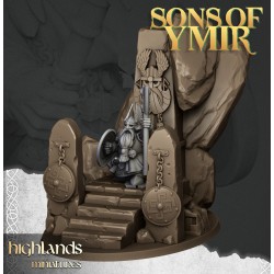 The Dwarf Lord - Bigusson - Druk 3d - Highlands Miniatures