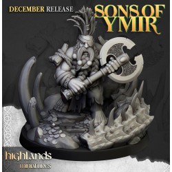 Dwarf Dragonseeker - Bigusson - Druk 3d - Highlands Miniatures
