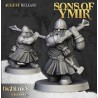 Dwarf Old Siege Engine Capatult + crew - Druk 3d - Highlands Miniatures
