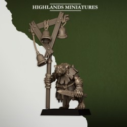 Vermin Acolytes x7 + cmd - Bigusson - Druk 3d - Highlands Miniatures