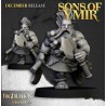 Dwarf Deathseekers x7 +cmd - Bigusson - Druk 3d - Highlands Miniatures