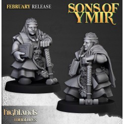 Dwarf Runepriest v2 - Bigusson - Druk 3d - Highlands Miniatures