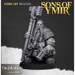 Dwarf Engineers - Bigusson - Druk 3d - Highlands Miniatures