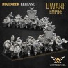 DWARF RANGER x 7 + 3 cmd - Bigusson - Druk 3D - White Angels