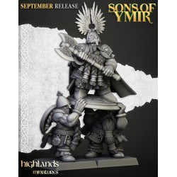 King Ulric of Thrym-Heim - Bigusson - Druk 3d - Highlands Miniatures