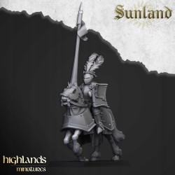 Sunland Cavalry x 2 + 3 grupa dowodzenia - druk 3d - Highlands Miniatures
