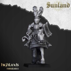 Sunland Cavalry x 2 + 3 grupa dowodzenia - druk 3d - Highlands Miniatures