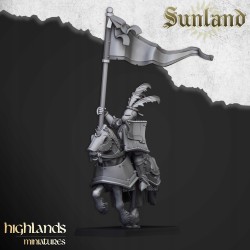 Sunland Cavalry x 2 + 3 grupa dowodzenia - druk 3d - Highlands Miniatures