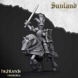 Sunland Cavalry x 2 + 3 grupa dowodzenia - druk 3d - Highlands Miniatures