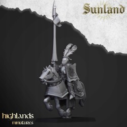 Sunland Cavalry x 2 + 3 grupa dowodzenia - druk 3d - Highlands Miniatures