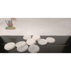 25 mm okrągłe podstawki |25 mm round bases x 10 - Bigusson Miniatures