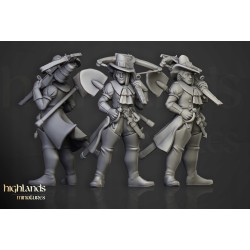 Inquisitorial Band x 9 - Bigusson - Druk 3d - Highlands Miniatures