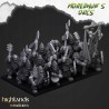 Armoured Orcs x 17 + cmd - Bigusson - Druk 3d - Highlands Miniatures