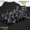 Armoured Orcs x 17 + cmd - Bigusson - Druk 3d - Highlands Miniatures